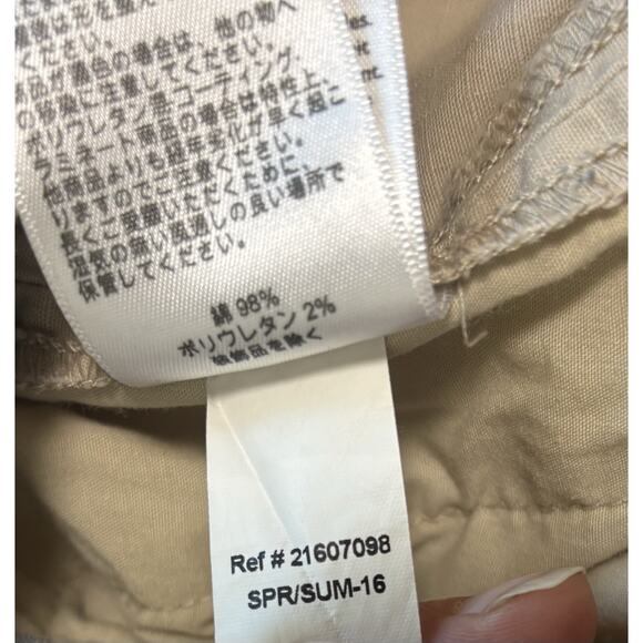 Eddie Bauer Women’s Size 14 Pants Slightly curvy crop Tan Khaki Outdoor Hiking - Picture 8 of 12